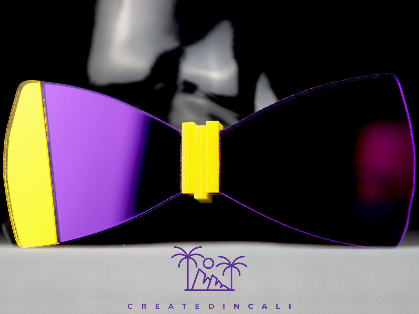 Purple Mirror Mirror x  Mirrored Yellow Tux | Classic